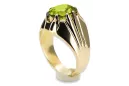Vintage craft  Žlutý peridot 14k žluté zlato vrc016y